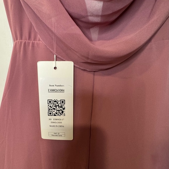 Ever Pretty Criss-Cross V-Neck Chiffon Backless A-Line Bridesmaid - Picture 9 of 13